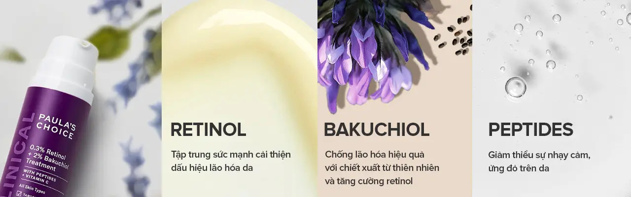 alt: Hình ảnh sản phẩm Clinical 0.3% Retinol + 2% Bakuchiol Treatment