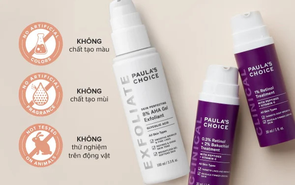 Các sản phẩm Retinol và AHA có thể kết hợp với nhau