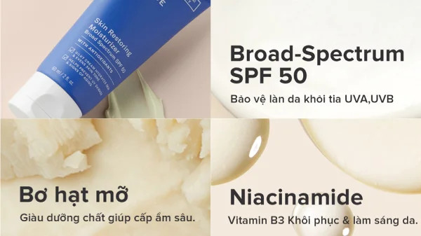 kem chống nắng dược mỹ phẩm cho da khô