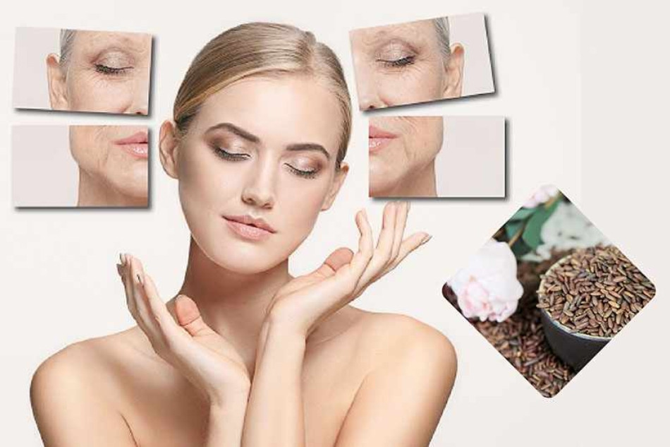 Đắp mặt nạ bột gạo lứt giúp ngăn ngừa lão hóa