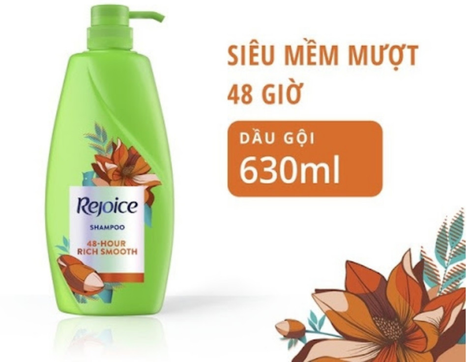  Dầu gội mềm mượt tóc Rejoice 48-Hour Rich Soft Smooth