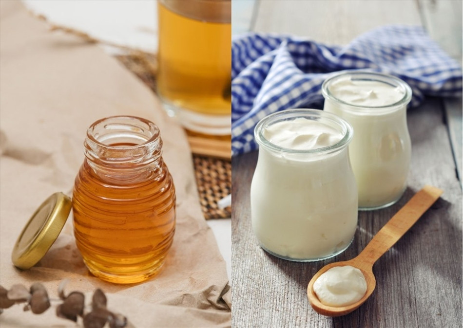 Dưỡng tóc với hỗn hợp sữa chua, trứng và mật ong