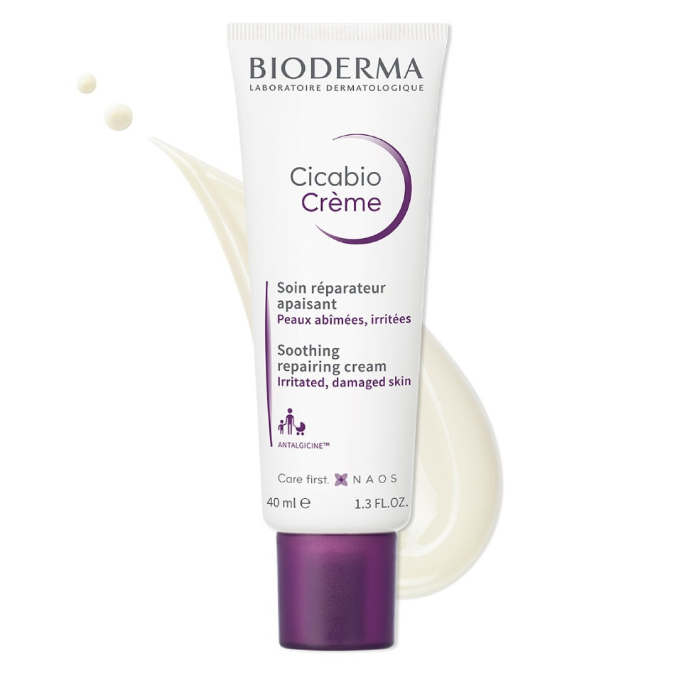 Dưỡng trắng da mặt cho bà bầu Bioderma Cicabio Creme