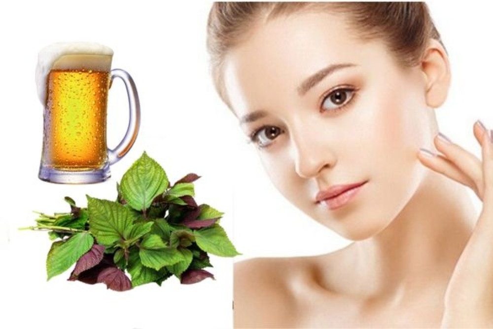 Không nên lạm dụng tía tô và bia để trị nám để tránh kích ứng da
