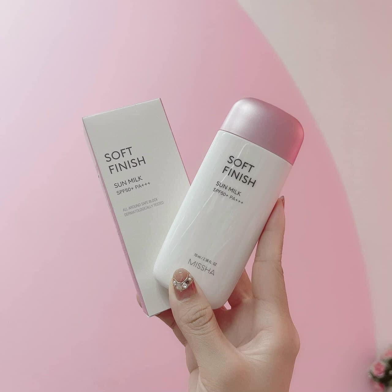 Missha All Around Safe Block Soft Finish Sun Milk