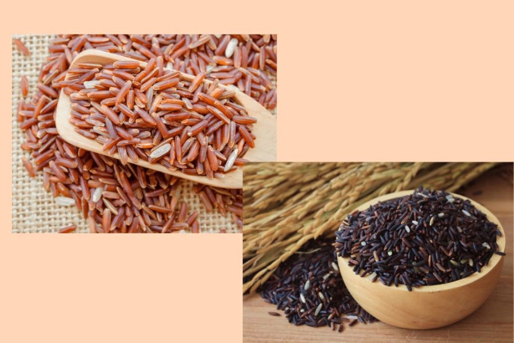 Nên ăn gạo lứt đen hay gạo lứt đỏ thì tốt hơn?