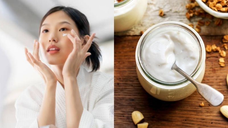 Sử dụng mặt nạ sữa chua giúp làn da trắng hồng, săn chắc và mịn màng