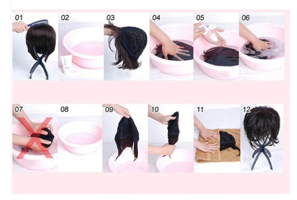 Vệ sinh tóc giả định kỳ
