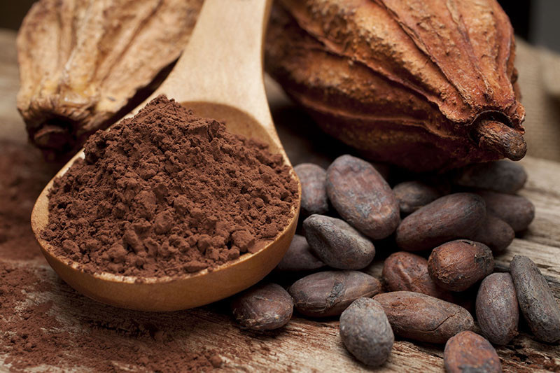 Cacao giúp làm mịn da khô
