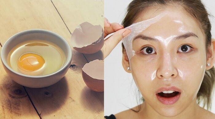 Cách xóa nếp nhăn với lòng trắng trứng gà