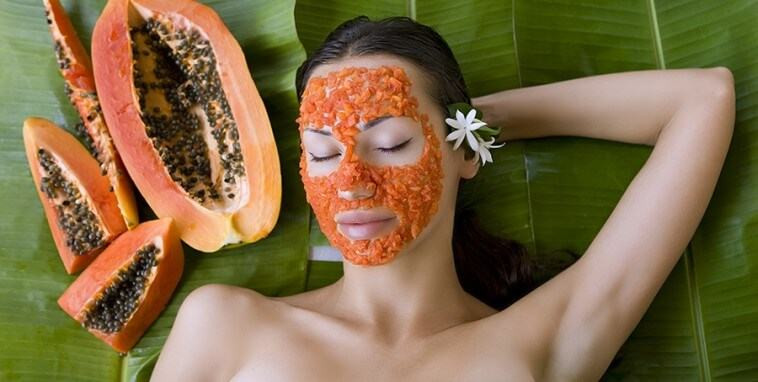 Làm trắng da nhờ đu đủ chín