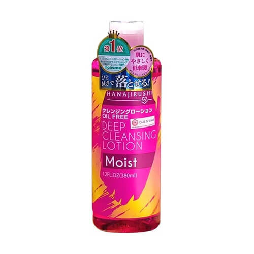 Nước tẩy trang sạch sâu cho da dầu mụn Hanajirushi Deep Cleansing Lotion Moist